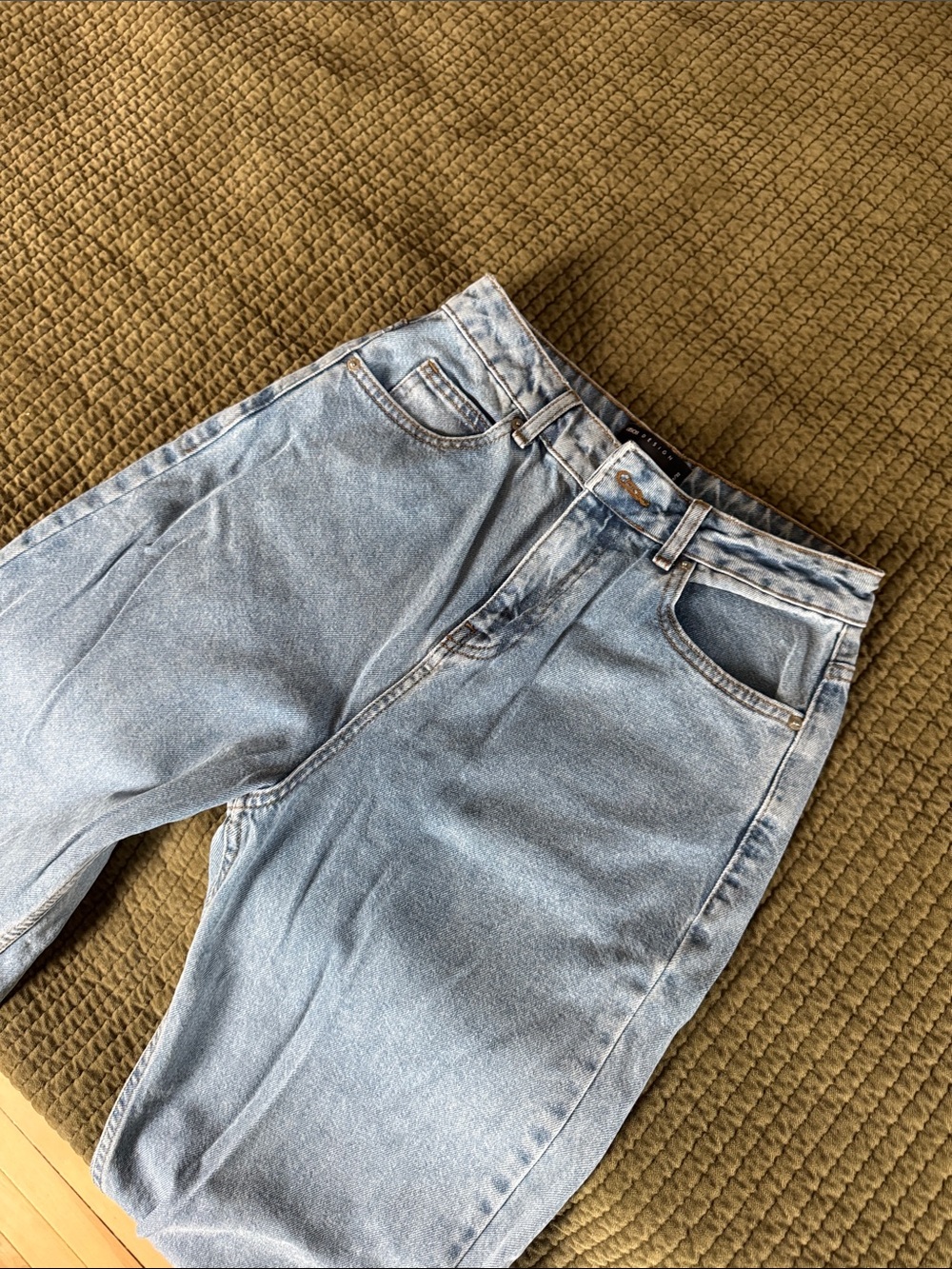 ASOS High Rise Light Blue Jeans